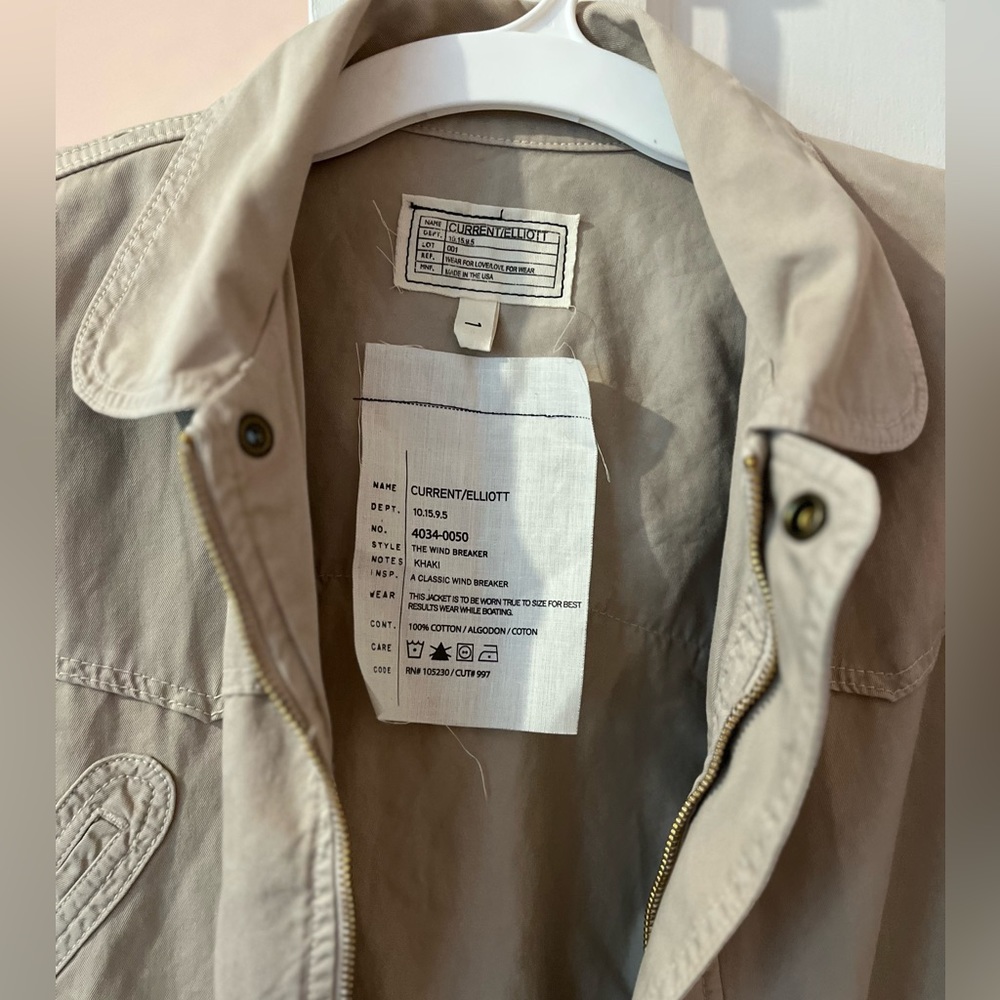 Current/Elliott The Windbreaker jacket.